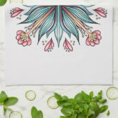 春開花:ジオメトリフローラ キッチンタオル (折り畳み)