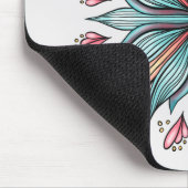 春開花：ジオメトリフローラ マウスパッド (コーナー)