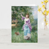 春開花 | ヘンリー・ジョン・イーエンド・キング カード (黄色い花)