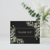 春離れスブラック金ゴールドビジネスサンキューカード サンキューカード (スタンド正面)