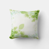 春離れモダン水色 クッション (正面)