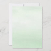 春雨のブライダルシャワーの招待状 招待状 (裏面)