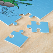 春雨シャワーフクロウキノコ ジグソーパズル (側面)