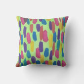 春雨滴抽象芸術プリント装飾用クッション クッション (裏面)