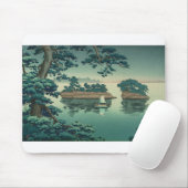 春雨、松島の日本人のWaterscapeの芸術 マウスパッド (マウス)