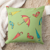 春雨I クッション (ブランケット)