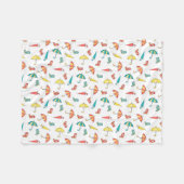 春雨I フリースブランケット (正面(横))