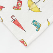 春雨I フリースブランケット (角)