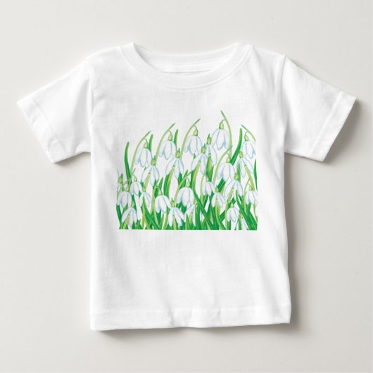 春雪 ベビーTシャツ (正面)