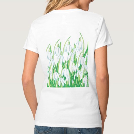春雪 Tシャツ (裏面)