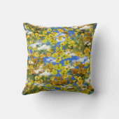 春雲の中の花バターカップ クッション (裏面)