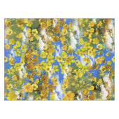 春雲の中の花バターカップ テーブルクロス (正面(横))