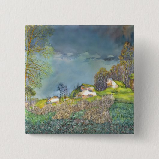 春雷雨 缶バッジ (正面)