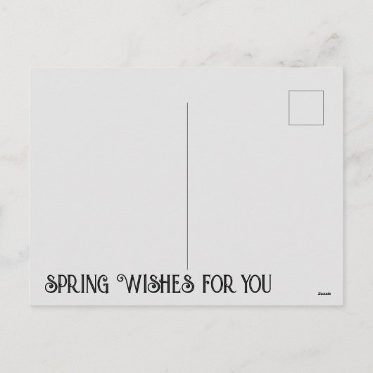 春願い シーズンポストカード (裏面)