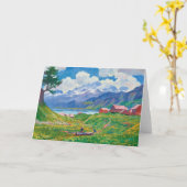 春風景 | ジョバンニジャコメッティ カード (黄色い花)