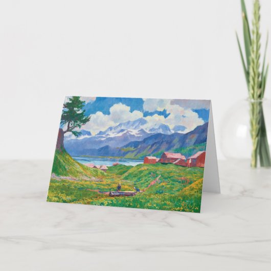 春風景 | ジョバンニジャコメッティ カード (正面)