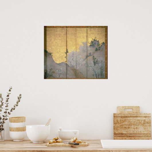 春風景 ポスター (キッチン)