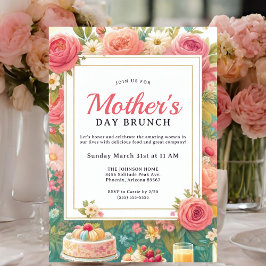 春魅力的フローラマザーズデイブランチ 招待状