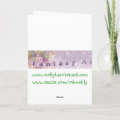 春魔法キュートフェアリーとラディバグファンタジーアート カード (裏面)