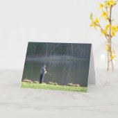 春魚釣りアットザポンドホテル カード (黄色い花)