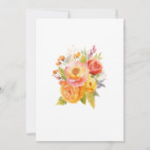 春鮮やかフローラサプライズ50th誕生日パーティー 招待状 (裏面)