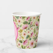春鮮やかフローラベビーシャワー 紙コップ (裏面)