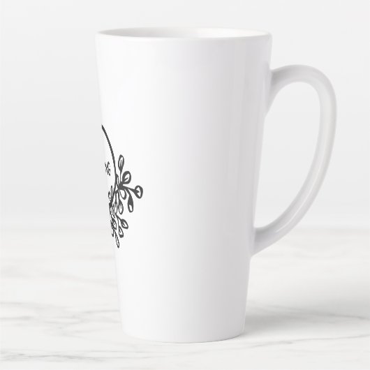 春鮮やか花柄 | カラフル自然Bl カフェラテマグ (右)