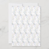 春鳥のベビーShowerAdviceリスト 招待状 (裏面)