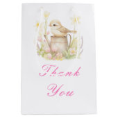 春鳥の散水缶赤ちゃんシャワー ミディアムペーパーバッグ (正面)