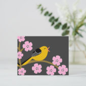 春鳥はがき ポストカード (スタンド正面)
