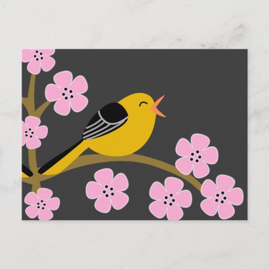 春鳥はがき ポストカード (正面)