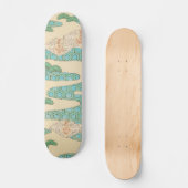 春鳥オン六角マウンテンズヴィンテージ スケートボード (正面)