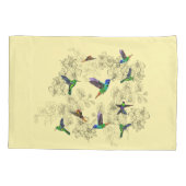 春鳥ピローケース – カスタムカラー 枕カバー (裏面)