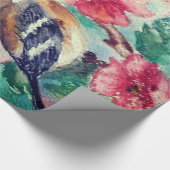 春鳥ラッピング紙花 – 絵画's ラッピングペーパー (角)