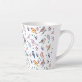 春鳥模様 カフェラテマグ (右)