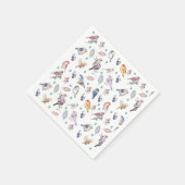 春鳥模様 スタンダードカクテルナプキン (角)