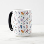 春鳥模様 モーフィングマグカップ (正面左)