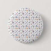 春鳥模様 缶バッジ (正面)