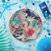 春鳥紙プレート絵を描- ペーパープレート (パーティー)