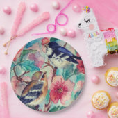 春鳥紙プレート絵を描- ペーパープレート (パーティー)