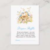 春鳥赤ちゃんシャワーおむつラッフル エンクロージャーカード (正面)