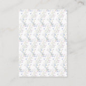 春鳥赤ちゃんシャワーベビー本 エンクロージャーカード (裏面)