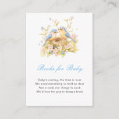 春鳥赤ちゃんシャワーベビー本 エンクロージャーカード (正面)