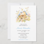 春鳥赤ちゃんシャワー 招待状 (正面)