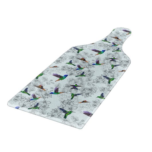 春鳥類裁断ボードハミングバード カッティングボード (角)