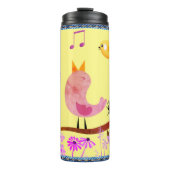 春鳥(イニシャル付き)熱タンブラー タンブラー (正面)