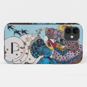 春鳥/ファッション衣装デザイナーモノグラム Case-Mate iPhoneケース (裏面(横))