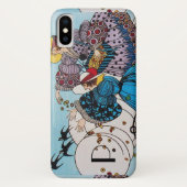 春鳥/ファッション衣装デザイナーモノグラム Case-Mate iPhoneケース (裏面)