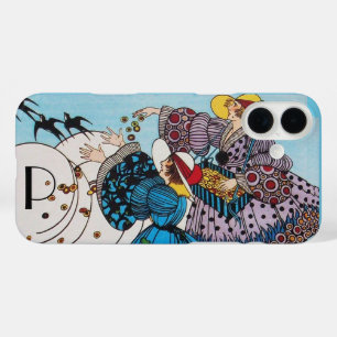 春鳥/ファッション衣装デザイナーモノグラム iPhone 16 PLUSケース