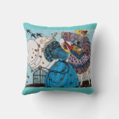 春鳥/美しいファッション衣装デザイナー クッション (裏面)